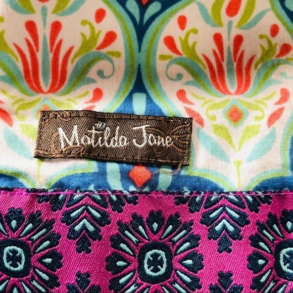 MATILDA JANE GIRLS DARLING DRESS IN BLUES, PURPLE & PINK - SIZE 4 - Picture 7 of 10